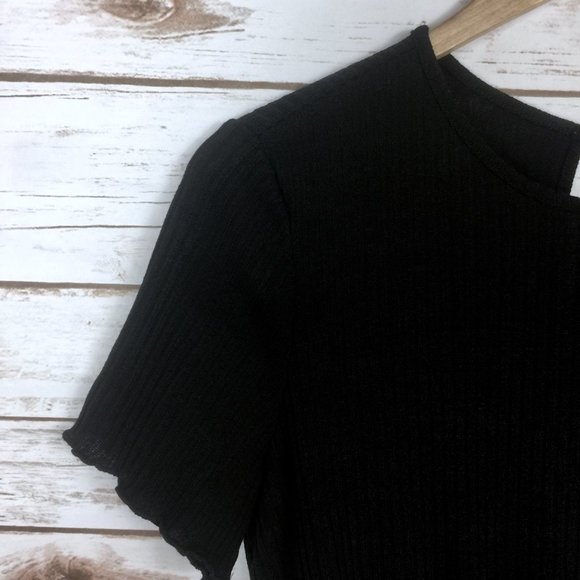 Black MakeMeChic High Waist Romper - Picture 4 of 11